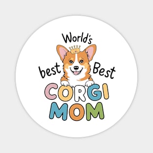 World's Best Corgi Mom Dog Owner Magnet